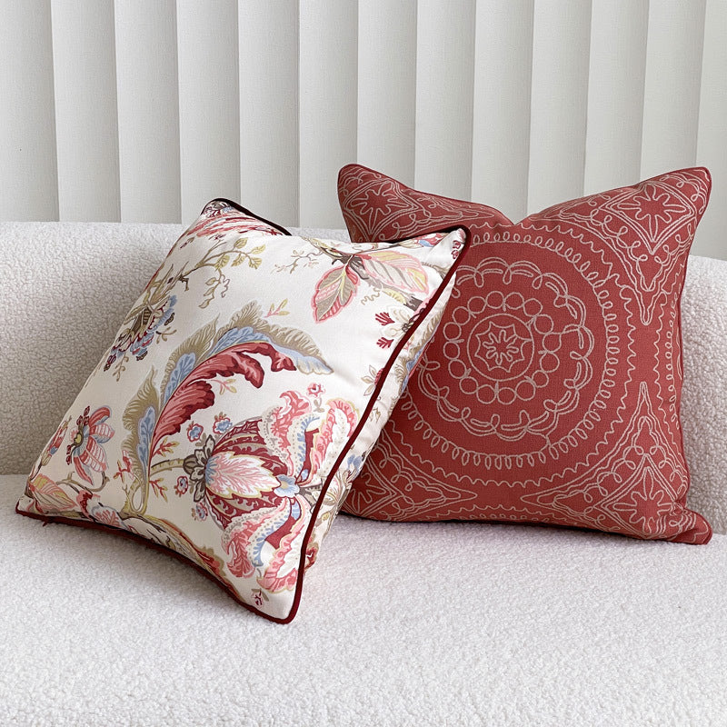 Vintage Red Series Pillow Covers