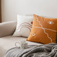 Canvas Line Embroidered Pillow Covers
