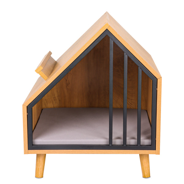 Wooden Cat House Condo Bed