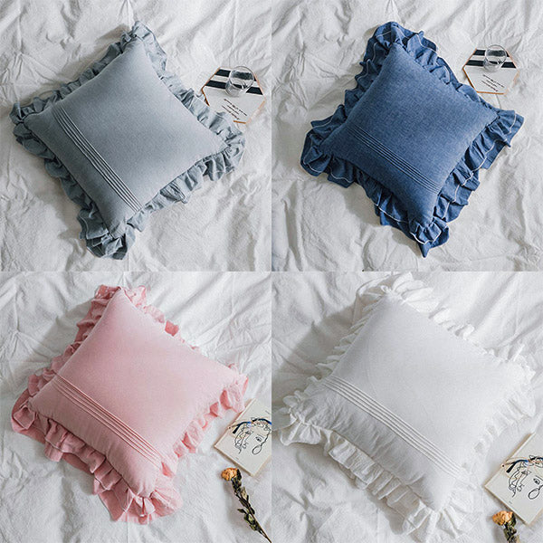 Ruffle Pillow Covers-Set of 2