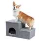 Dog Steps for High Beds with Storage Box (Gray)