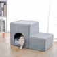 Dog Steps for High Beds with Storage Box (Gray)