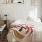 Microfiber Flower Throw-A